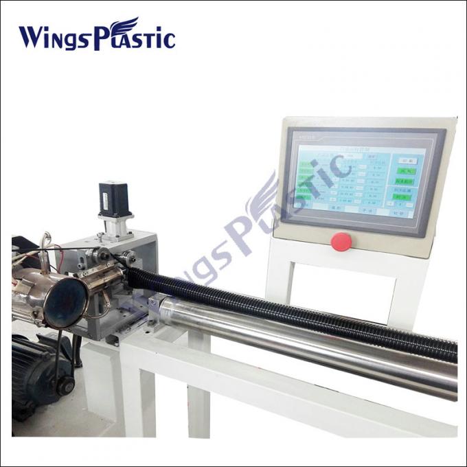 PLC Control EVA Spiral Vacuum Hose Manufacturing Machine untuk Swimming Pool Hose 6