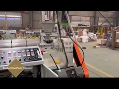 mesin pemotong pipa bergelombang visual