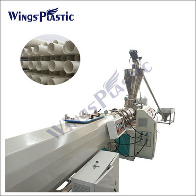 Plastik PVC HDPE PP PPR Pipe Extruder Line Mesin Pvc Pipe Extruding