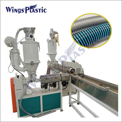 Mesin Ekstrusi Selang Kolam Renang Lembut Eva Spiral Vacuum Cleaner Pool Hose Tube Membuat Mesin Produksi