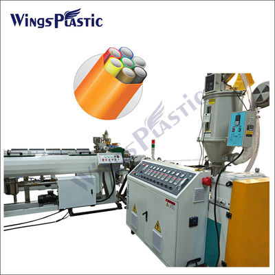 Lini Produksi Mesin Ekstrusi Pipa Casing Bundel Mikropipe Kabel HDPE PE