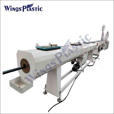 Mesin Extruder Tabung Plastik Berkecepatan Tinggi Jalur Ekstrusi Pipa HDPE Pe Output Tinggi