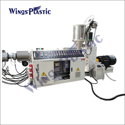 Jalur Produksi Pipa Pasokan Air Panas Single Screw PP PPR HDPE PE Pipe Extruder Machine