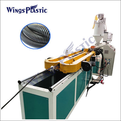Mesin Pipa Bergelombang Dinding Tunggal HDPE Pp Ppr Pe Mesin Extruder Pipa Pvc