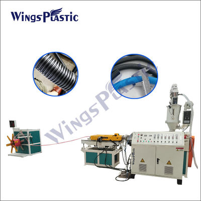 Nylon PE Pvc PP Pipe Extrusion Machine Mesin Ekstrusi Tabung Threading Otomatis