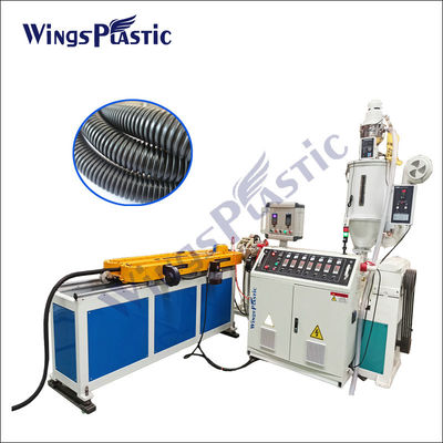 Mesin Extruder Pipa HDPE Stabil Kecepatan Tinggi Single Wall Corrugated Pipe Extruder