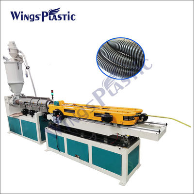 Mesin Pembuat Pipa Listrik HDPE PA PVC Mesin Pembuat Pipa Taman Pvc Bergelombang