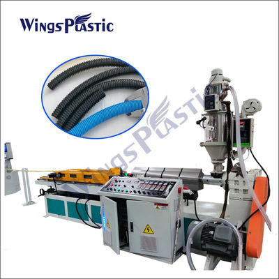 Propene Polymer Corrugated Pipe Extruder Machine Mesin Pipa Fleksibel HDPE LDPE