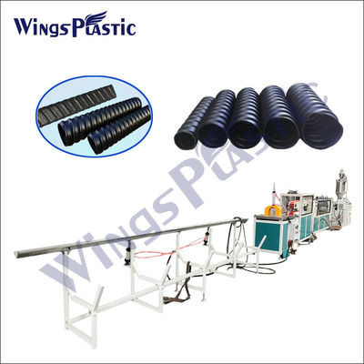 Mesin Extruder Pipa Bergelombang Konstruksi PE Mesin Extruder Pipa HDPE Bulat
