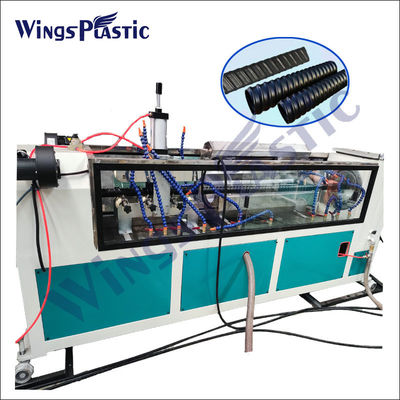Mesin Extruder Pipa Bergelombang Konstruksi PE Mesin Extruder Pipa HDPE Bulat