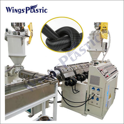Otomasi EVA Spiral Wrapping Pipe Vacuum Cleaner Mesin Pembuat Selang