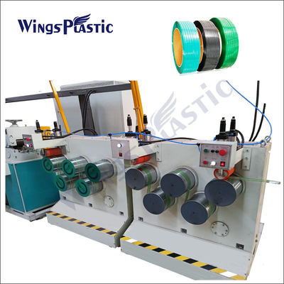Single Screw Extruder Plastic PP PET Packing Rope Strap Tape Band Belt Extruder Membuat Mesin