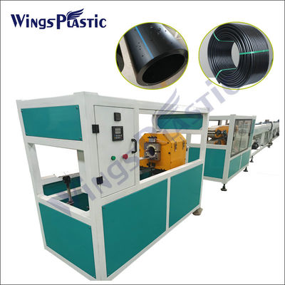 Otomatis Ekstrusi Plastik HDPE PE PVC PPR Pipa Membuat Mesin Extruder Line