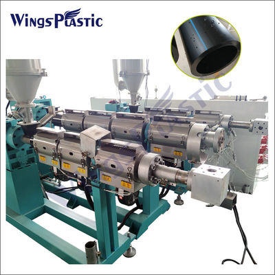 Otomatis Ekstrusi Plastik HDPE PE PVC PPR Pipa Membuat Mesin Extruder Line