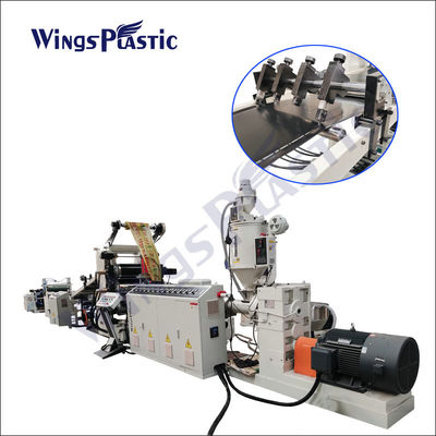 Mesin Extruder Lembaran Plastik HDPE LDPE Mesin Pembuat Lembaran PP 500-1200mm