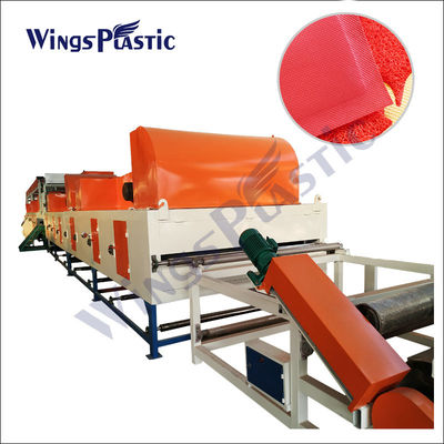 Plastik PVC Coil Cushion Floor Mat Indoor coil mat Mesin plastik pvc coil loop mat membuat mesin