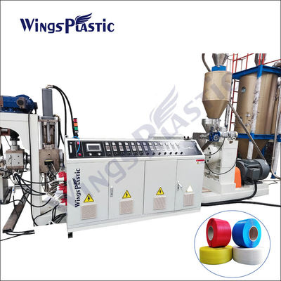 Single Screw Extruder Plastic PP PET Packing Rope Strap Tape Band Belt Extruder Membuat Mesin
