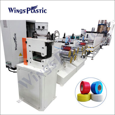 Single Screw Extruder Plastic PP PET Packing Rope Strap Tape Band Belt Extruder Membuat Mesin