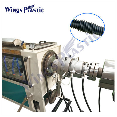 PE Prestress Corrugated Pipe Extrusion Line Mesin Extruder Pipa Bergelombang PE Kaku