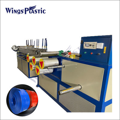 Benang Serat Poliester Tekanan Tinggi Reinforced PVC Lay Flat Hose Membuat Mesin Untuk Irigasi Pertanian