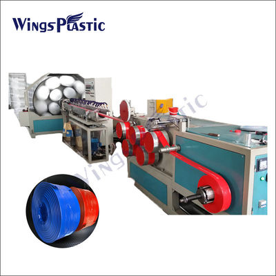 Benang Serat Poliester Tekanan Tinggi Reinforced PVC Lay Flat Hose Membuat Mesin Untuk Irigasi Pertanian
