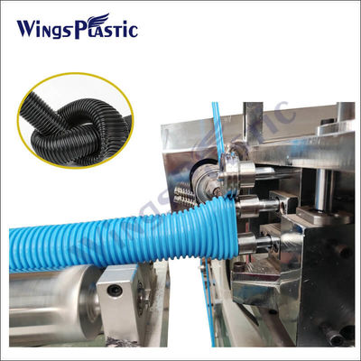Mesin Ekstrusi Selang Kolam Renang Lembut Eva Spiral Vacuum Cleaner Pool Hose Tube Membuat Mesin Produksi