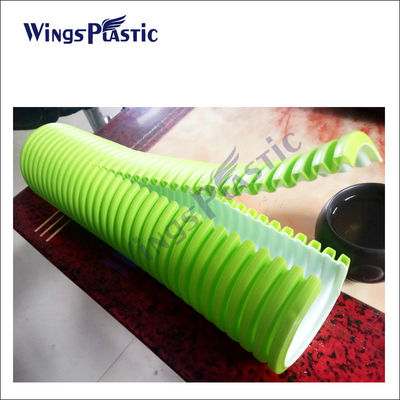 Jalur Ekstrusi Pipa Pembuangan Limbah Plastik Mesin Extruder Pipa Pe DWC Otomatis