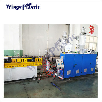 PE PVC Double Wall Corrugated Pipe Extrusion Line Extruder Mesin Mesin Membuat