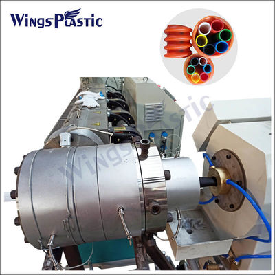 PE Electric Duct Line Spiral COD Pipe Making Machine