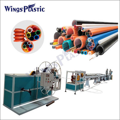Mesin Ekstrusi Pipa Kabel Mikropip Plastik HDPE PE Bundle 7 Hole Casing