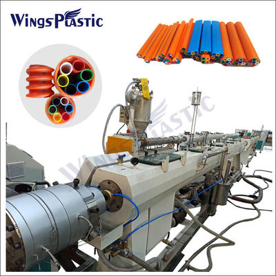 Mesin Ekstrusi Pipa Plastik Bundel Saluran Mikro Untuk Tabung Bundel Microducts