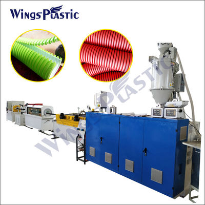 Kontrol PLC Garis Ekstrusi Pipa Drainase DWC Dengan Extruder Sekrup Tunggal