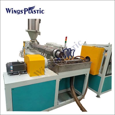 Mesin Ekstruder Selang Pelindung Kabel Spiral PE PP PA Kontrol PLC Sayap