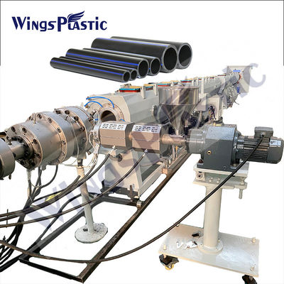 PLC Control HDPE PPR Pipe Extruder Machine untuk Diameter Pipe 20-110mm