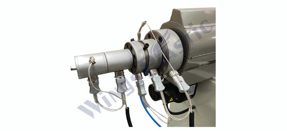 PP/PE/PVC/PA Plastic Single Wall Corrugated Conduit Pipe Extruders Mesin