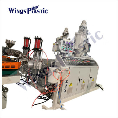 Professional HDPE PVC Plastic Pipe Extruder Untuk Double Wall Corrugated Pipe