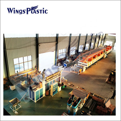 Mesin Pembuatan Mat Koil Warna Ganda PVC No Model SJ100/30 Ketebalan 10-19mm