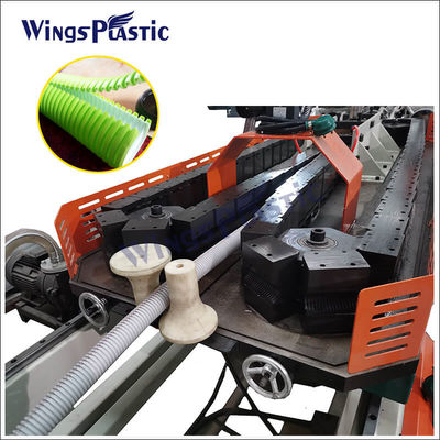 High Speed HDPE Double Wall Corrugated Pipe Production Line Plastic Extruder DWC Mesin pembuatan pipa