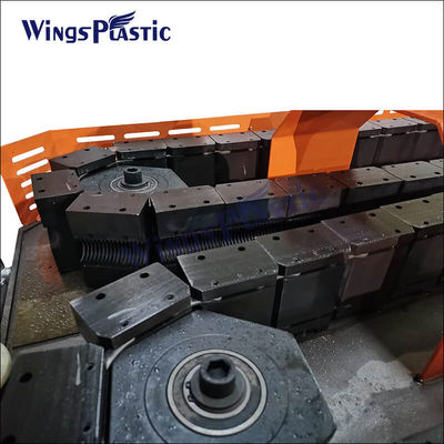 High Speed HDPE Double Wall Corrugated Pipe Production Line Plastic Extruder DWC Mesin pembuatan pipa