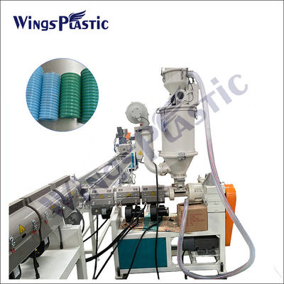 Plastik Vacuum Cleaner Pipe Making Machine Mesin Spiral Pipe Corrugated Plastik