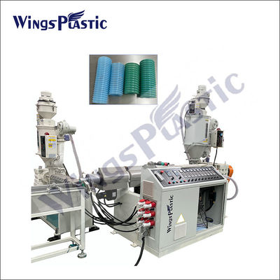 PLC Control EVA Spiral Vacuum Hose Manufacturing Machine untuk Swimming Pool Hose