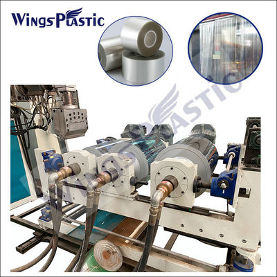 Otomatis Laboratorium PET PS PC 200-700mm Plastic Sheet Extruder Mesin Dengan Kontrol PLC