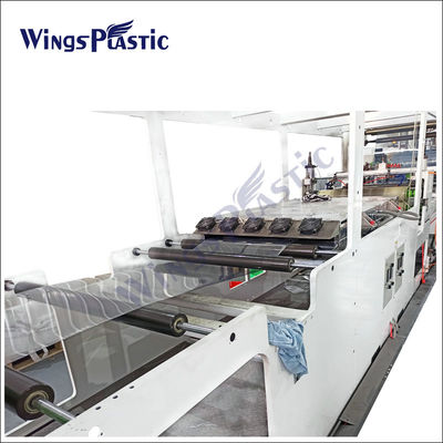 Peraturan PET PS Sheet Extrusion Line PLC Control Plastic Transparent Sheet Membuat Mesin