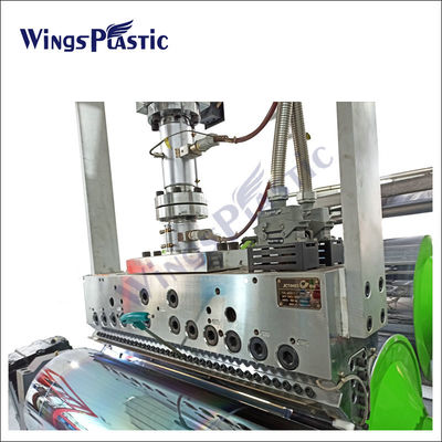 Daun langsir plastik PS PC PET daur ulang Mesin ekstruder kecil dengan sistem kontrol PLC