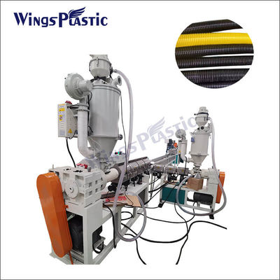 Otomatis Plastik Vacuum Cleaner EVA Spiral Soft Hose Pipe Extruder Mesin Extruding