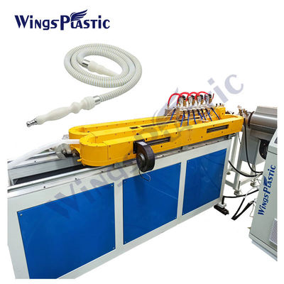 Mesin Ekstrusi Pipa Goresan Pipa Plastik Pp Pe Shisha Hookah Hose Single Wall