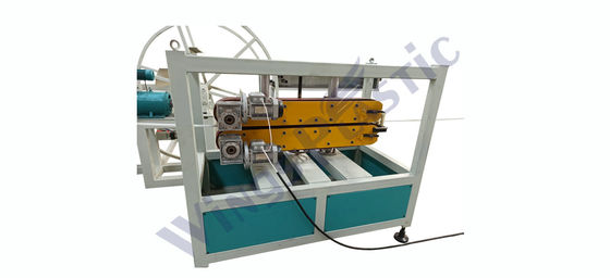 PLC Control Air Cooling Plastic Pipe Extrusion Line Untuk HDPE PPR PERT MPP Pipe