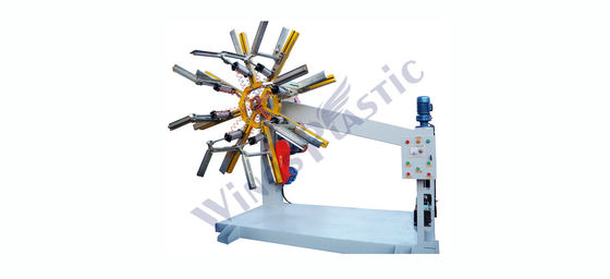 PLC Control Air Cooling Plastic Pipe Extrusion Line Untuk HDPE PPR PERT MPP Pipe