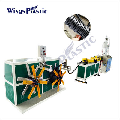 Single Wall EVA PA PVC PP PE Plastik Single Wall Corrugation Pipe Extrusion Making Machine Mesin pembuatan pipa