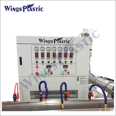 Mesin Pembuatan Pipa Serat Peningkatan Serat Pvc Taman Plastik Mesin Extruder Pipa PVC